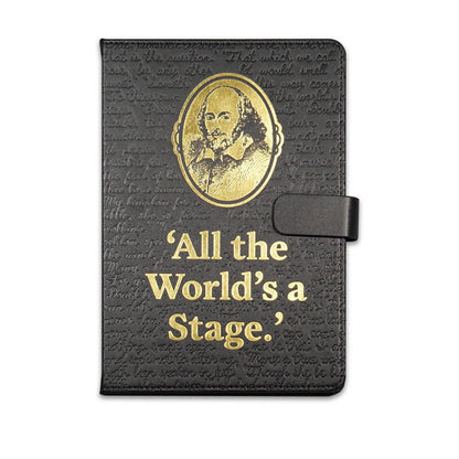 Carnet A5 souple Shakespeare - Le monde est une scène