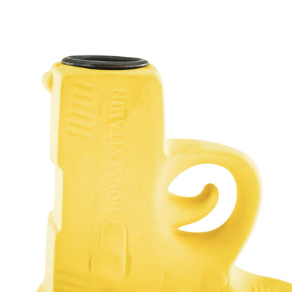 Candlestick - Gun - Ceramic - Neon Yellow - 12x5x12cm