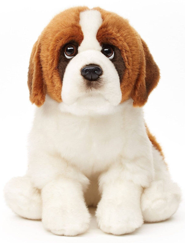 Saint Bernard assis - 25 cm (hauteur) - peluche Uni Toys