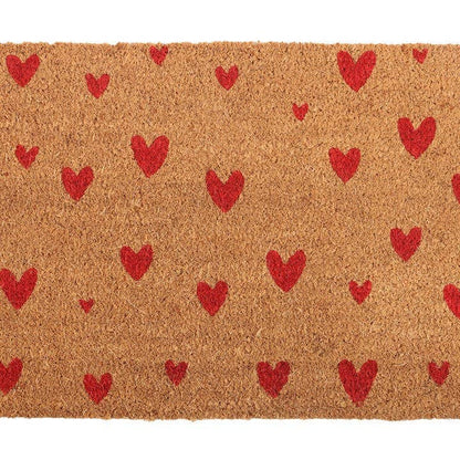 Red Hearts Doormat