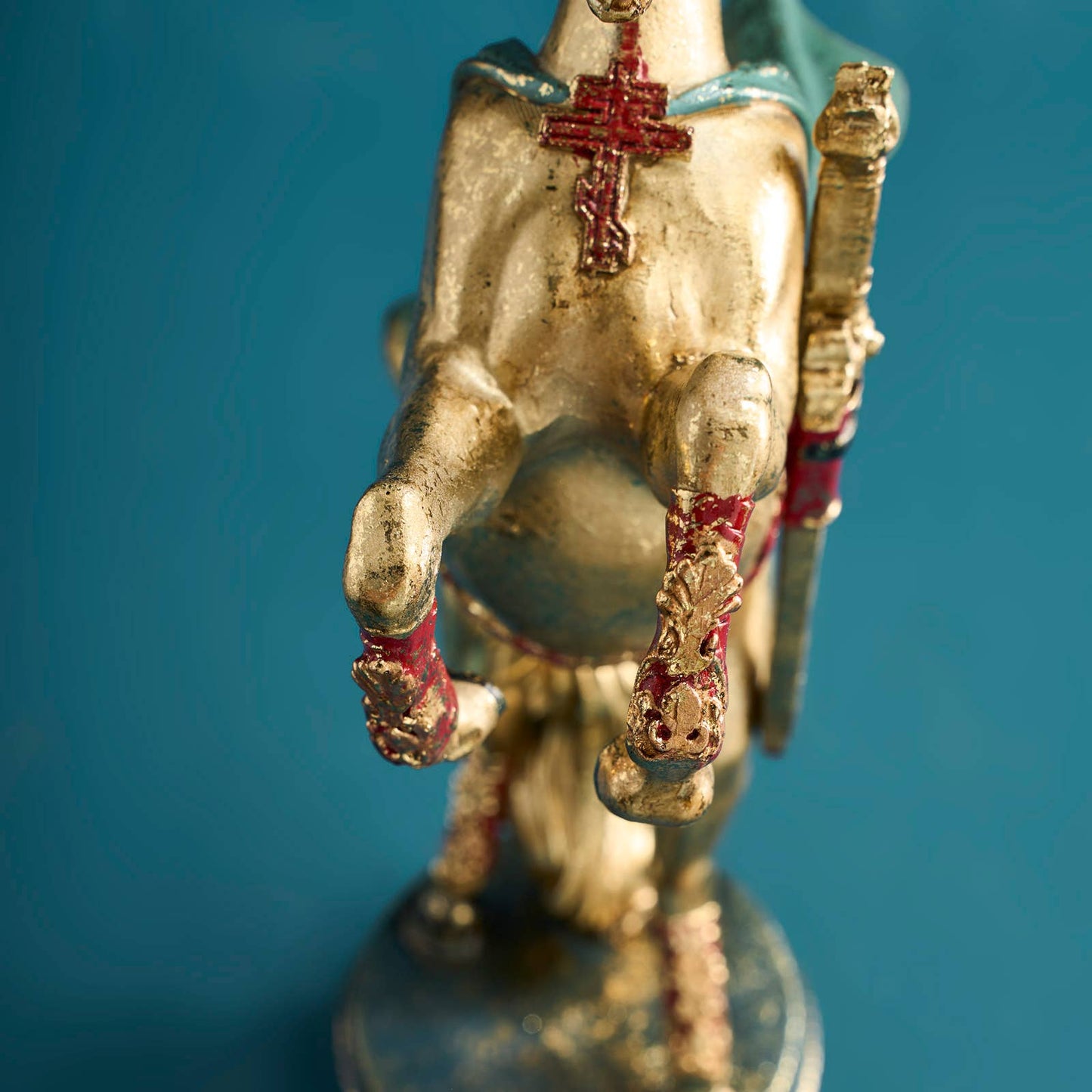 Circus Horse Chandelier, Gold, 17.5 x 9.5 x 36.5 cm