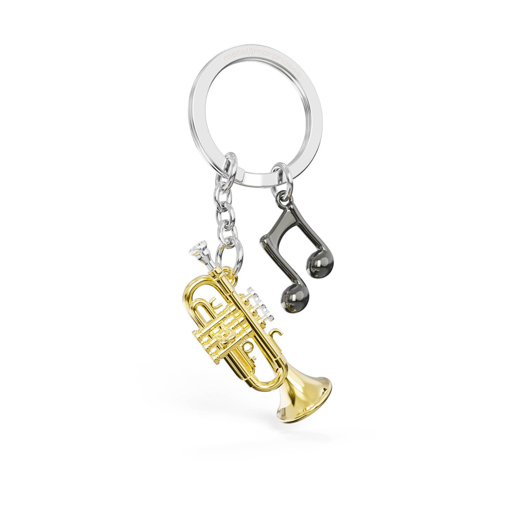 Sleutelhanger met trompetmotief
