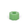 Groene bloem kaarsenhouder
