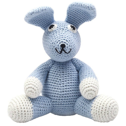 XL Crochet Plush Toy - Light Blue Rabbit
