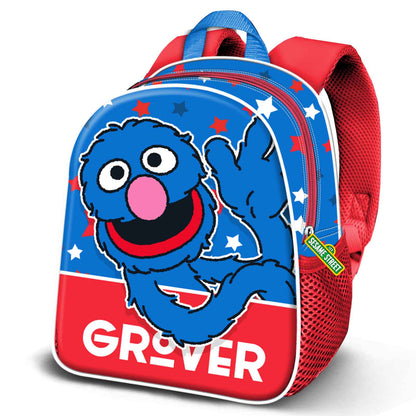 Sac à Dos 3D Elite 1, rue Sésame « Super Grover 2.0 Hello »