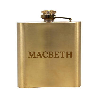 7oz flask - Shakespeare (Macbeth)