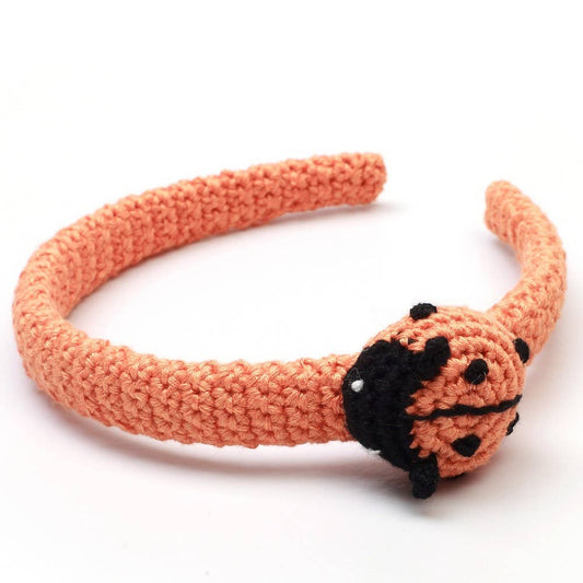 Haarband met lieveheersbeestje - Oranje