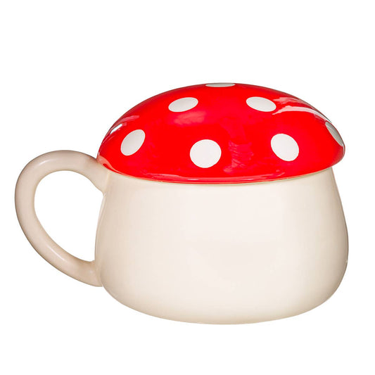 Mushroom soup bowl with lid