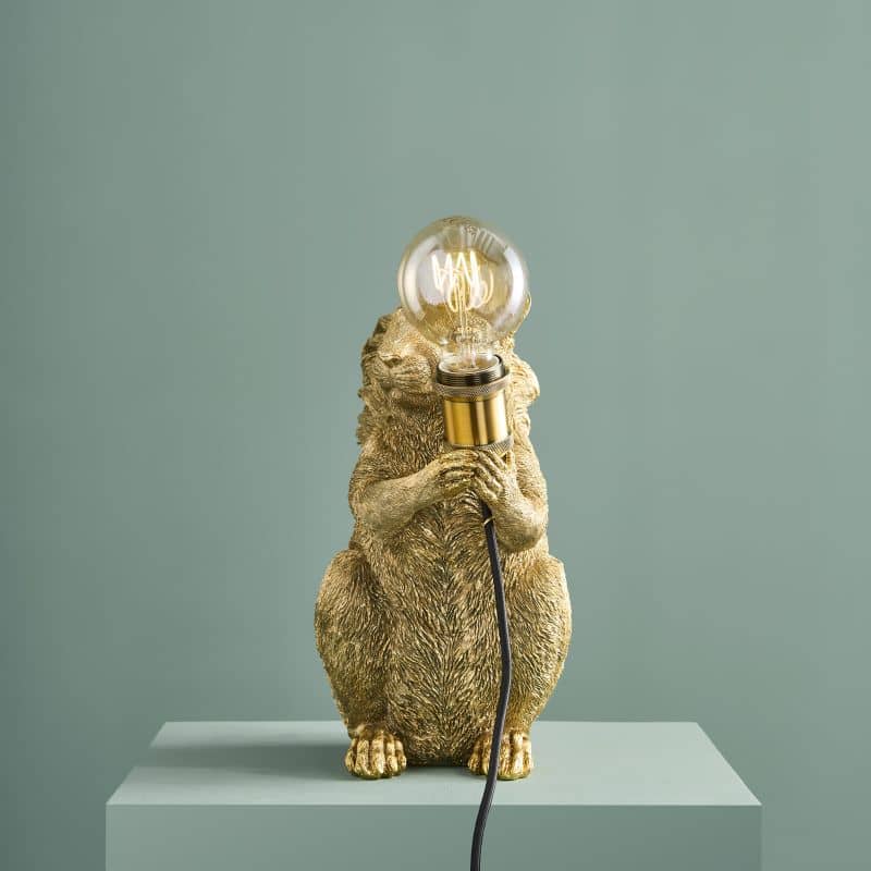 Lampe de table Eduard Eichhorn Or, 34,5 x 17 x 34 cm