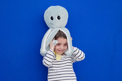 Peluche pieuvre Filou maman et son bébé menthe – Les Ptipotos – vue 7