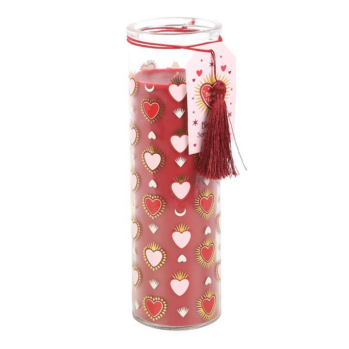 Sacred Hearts Scented Tube Candle - Black Fig