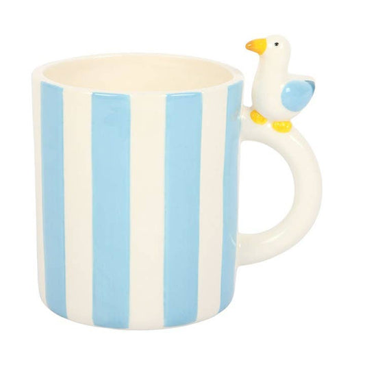 Mug rayé Mouette