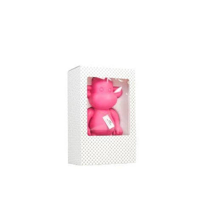 Ornament - Monkey Figurine 'The Legend' - Poly resin - Pink - 20.5x13.5x35cm