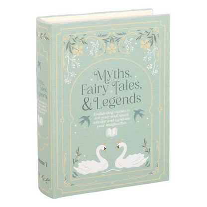 Boîte de rangement en forme de livre vert