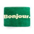 Tapis de Bain Vert « Bonjour » Helio Ferretti