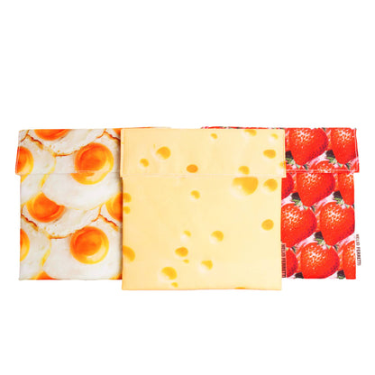 Sac à Encas Anti Tache Œuf au Plat Helio Ferretti Vue 3