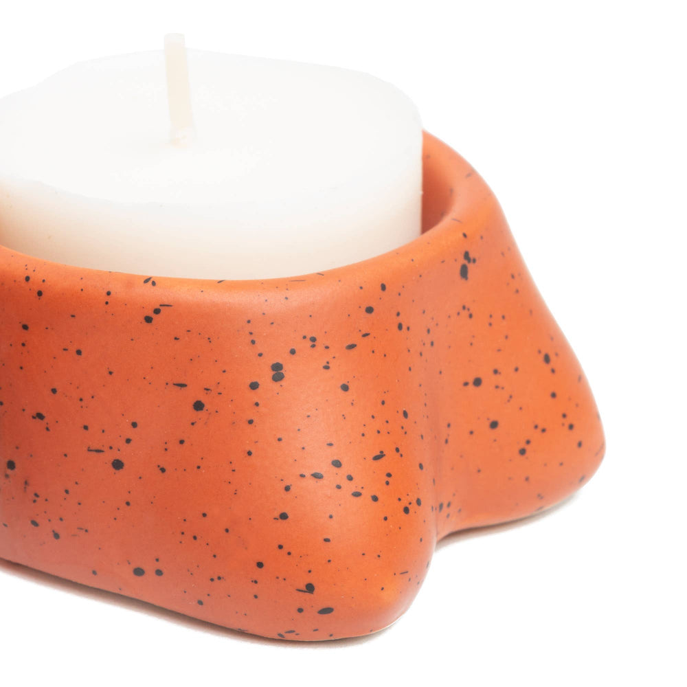 Small Terracotta Tits Candle Holders