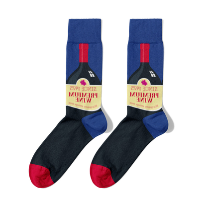 Chaussettes Bouteille de Vin