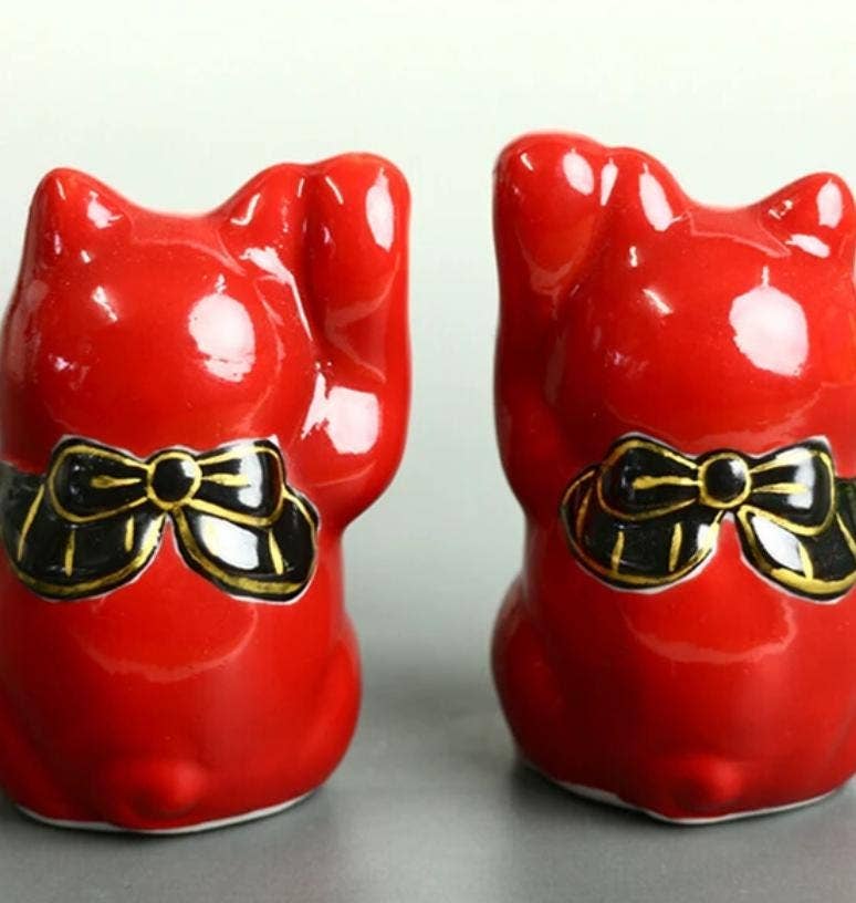 Figurine en Faïence Chat Chanceux Daruma