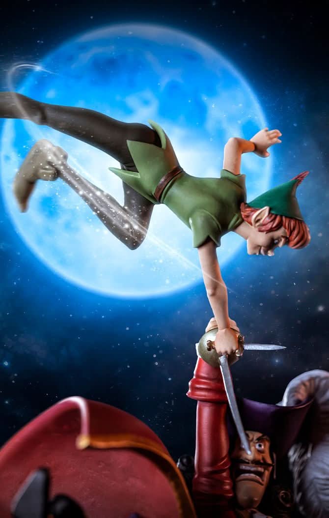 Peter Pan vs Hook Statue - Disney 100th - Peter Pan - Art Scale 1/10 - Disney Classics