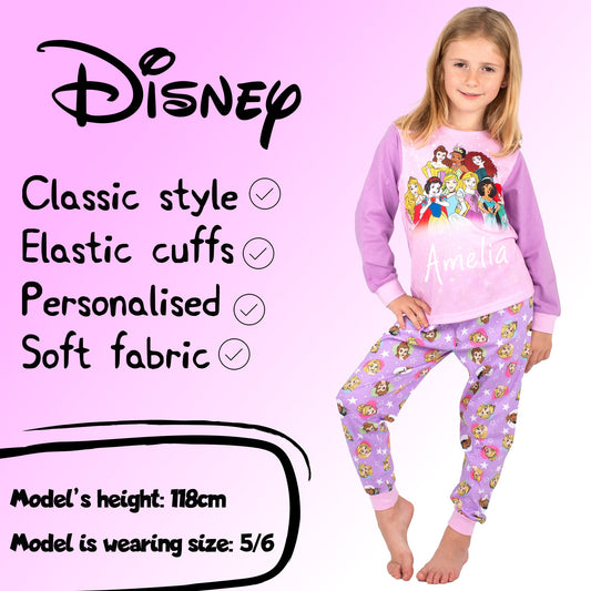 Disney Christmas Personalised Pyjamas - PINK