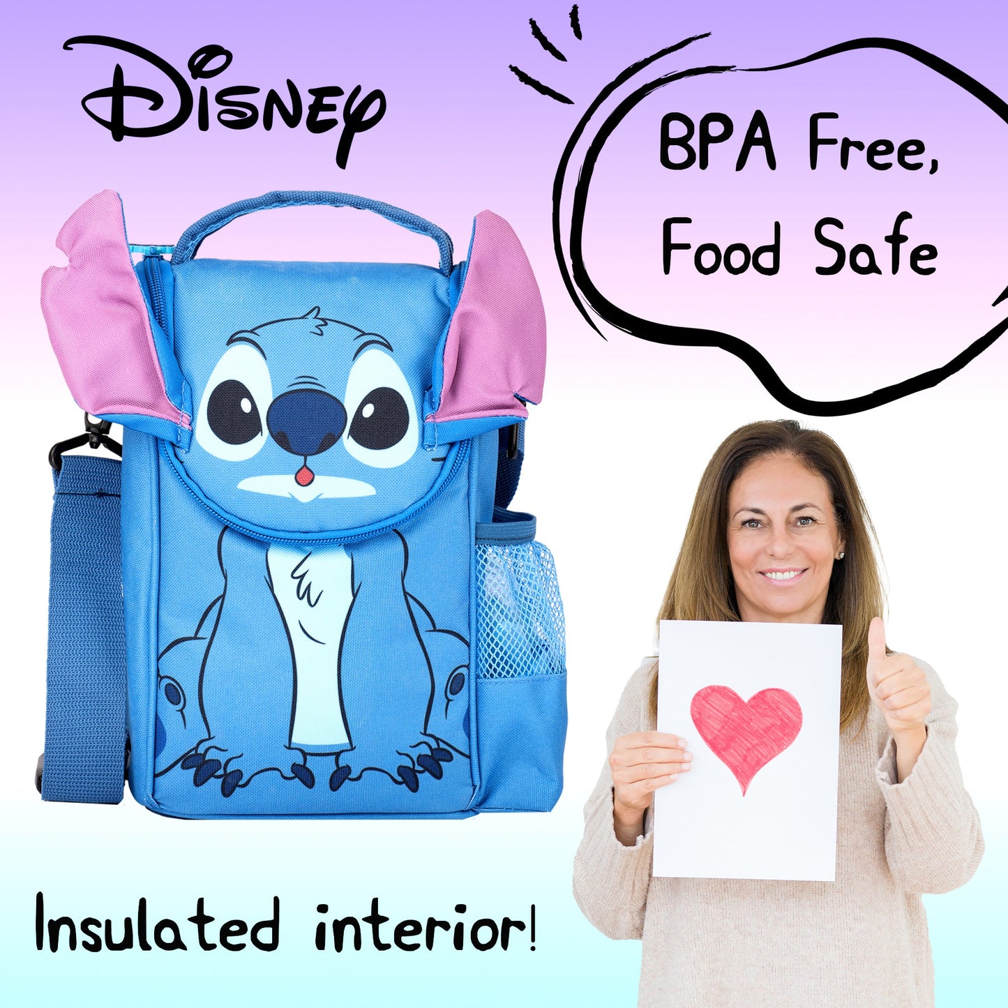 3D Stitch Lunch Bag