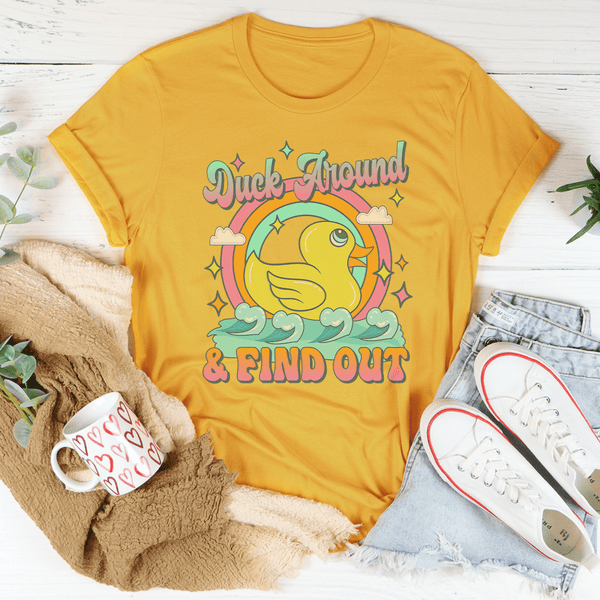 T-shirt Canard “Duck Around & Find Out”