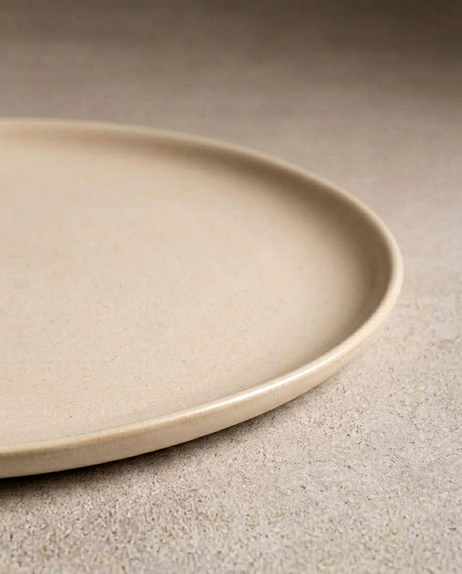 Assiette plate Dune en grès – 27 cm