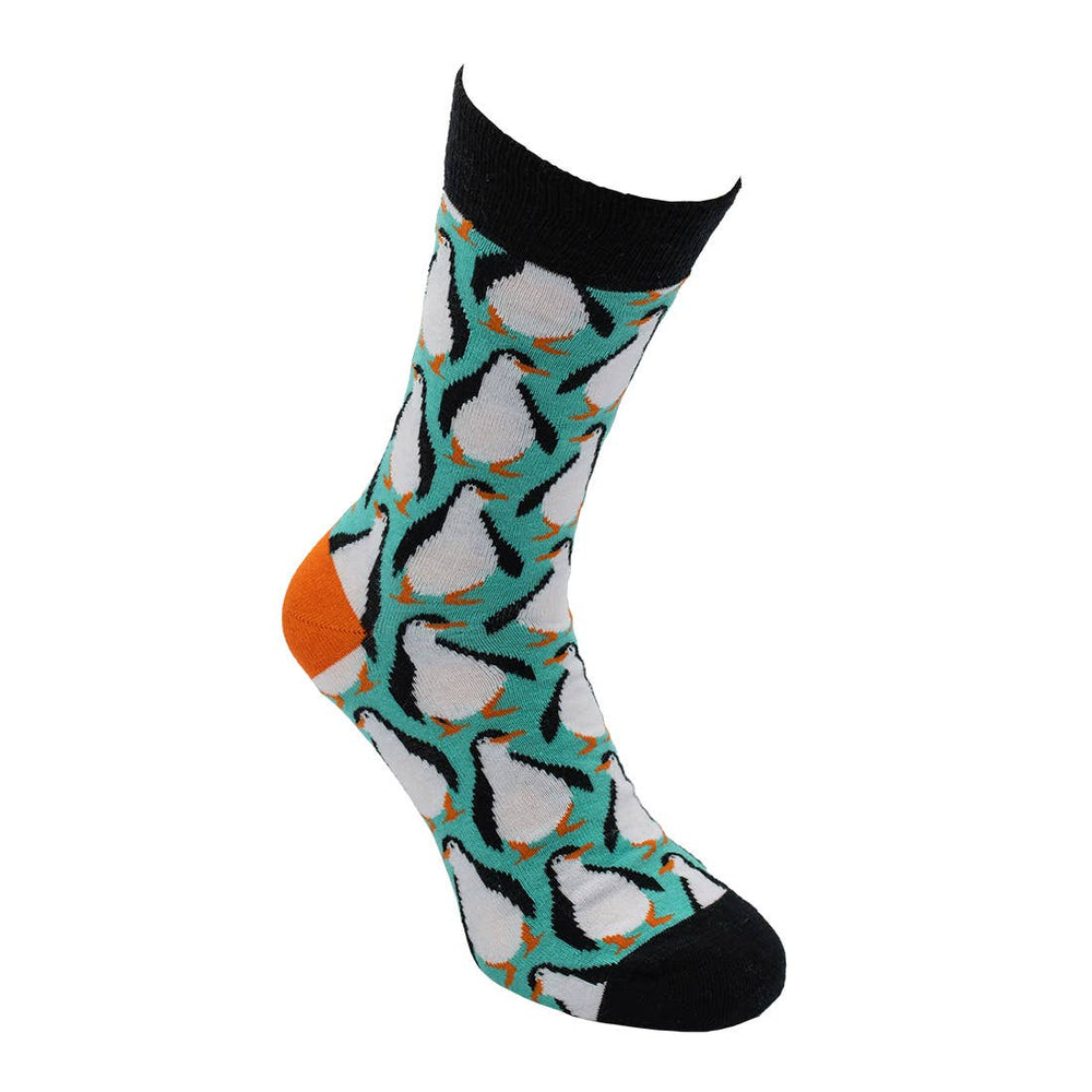 Socken mit Pinguin-Motiv