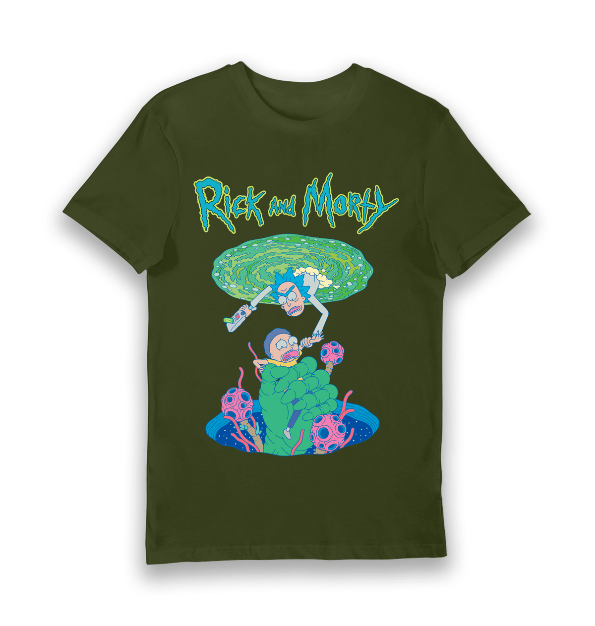 T-shirt Rick and Morty portail