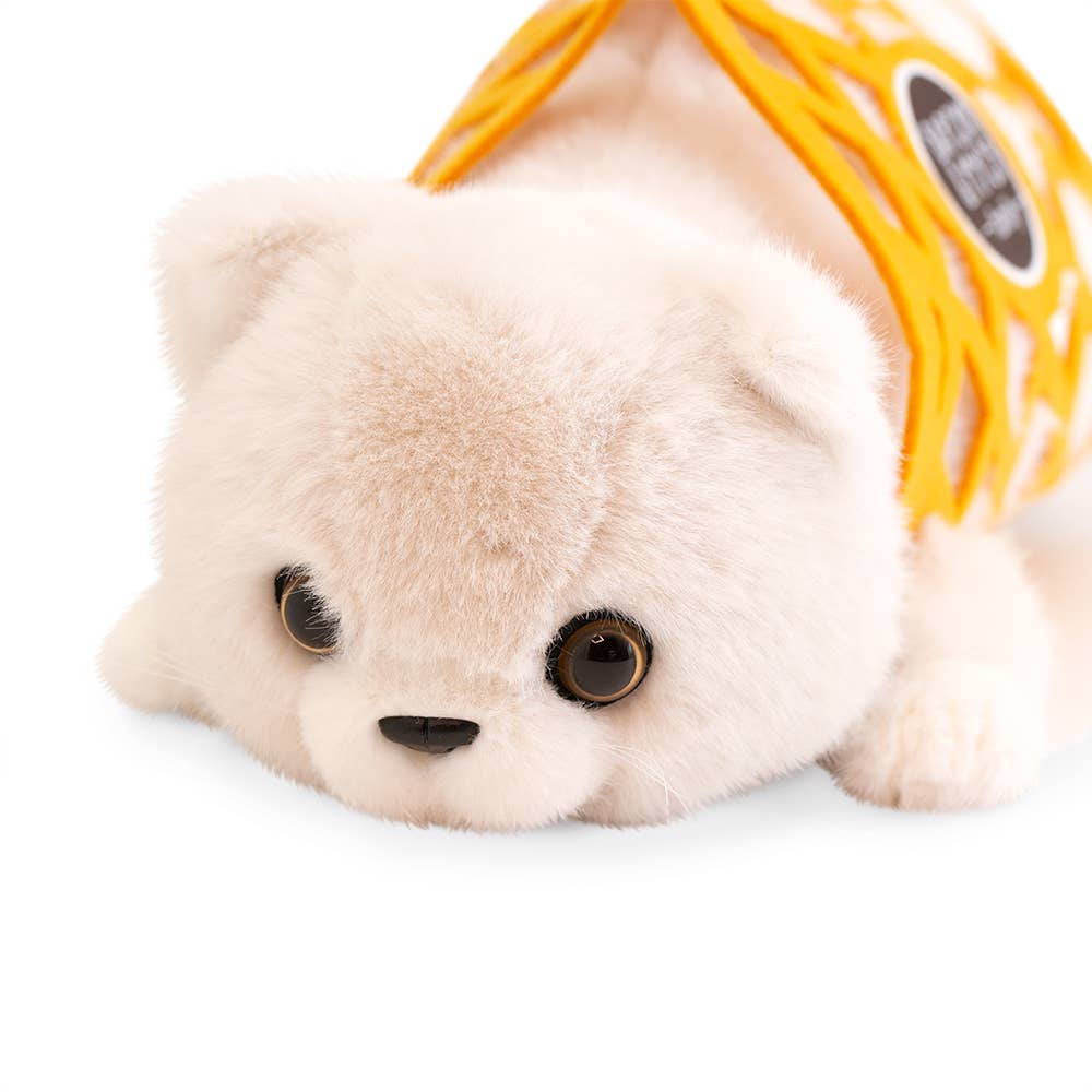 Milo &amp; Millie Plush Toy, Milo the White Cat (56 cm) - 0+