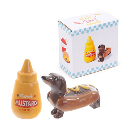 Sel et poivre Teckel Hot Dog et Moutarde