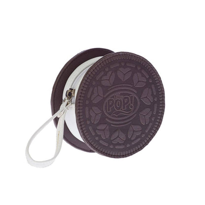 Oh My Pop! Black Cookie-Cookies Wallet, Brown