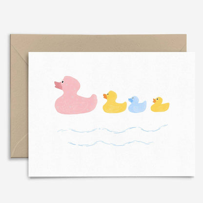 Duck Family Greeting Card