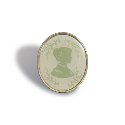 Jane Austen Pin - Silhouette