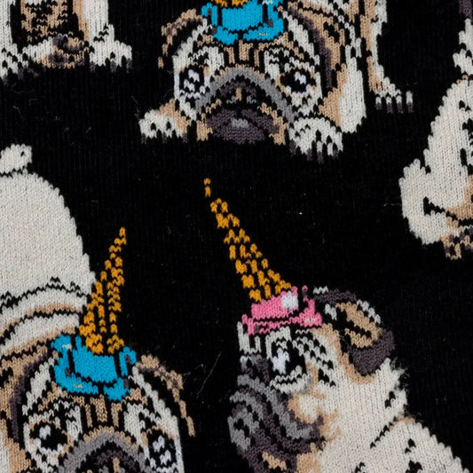 Pug Socks with Ice Cream