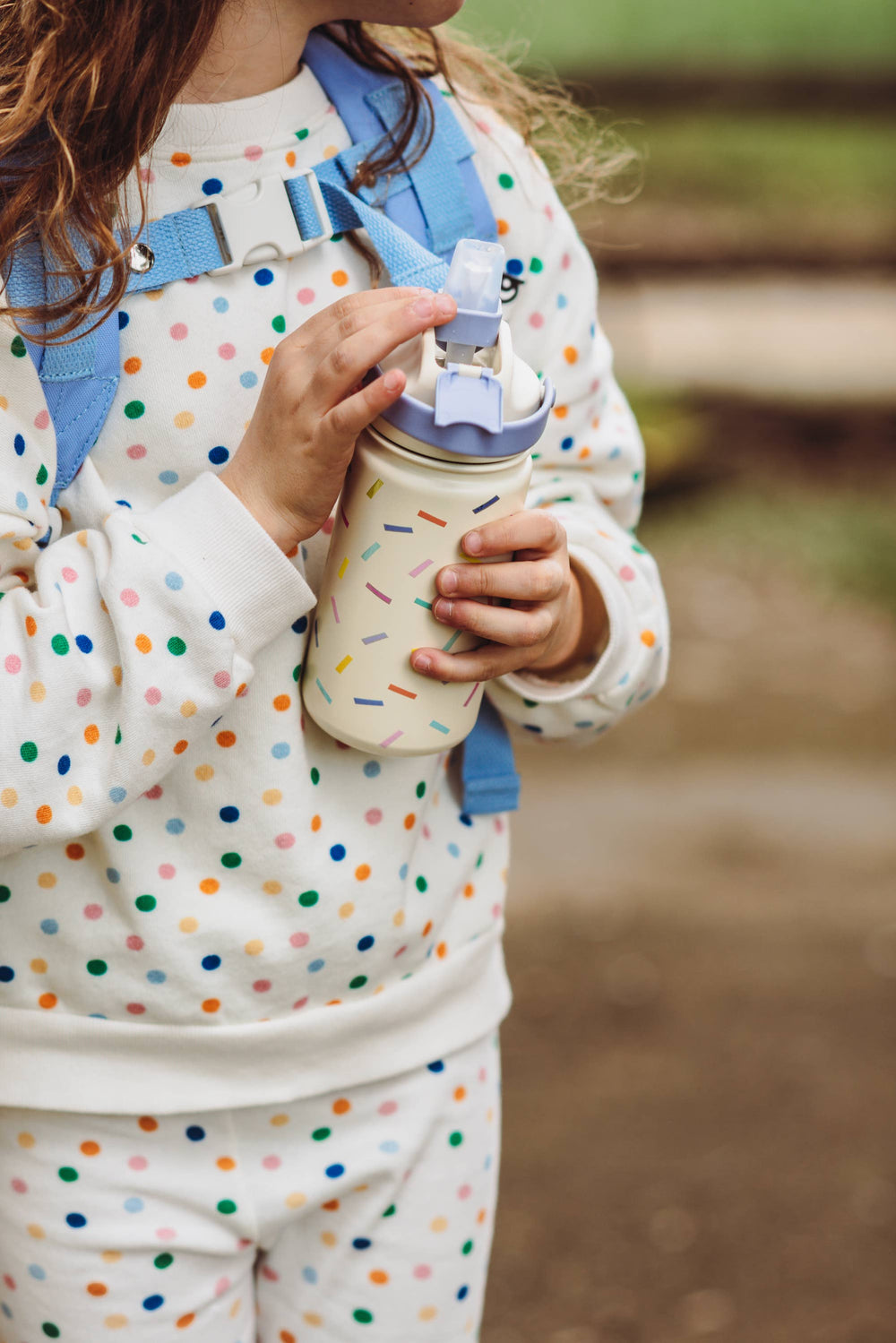 Bouteille Isotherme en Acier Inoxydable pour Enfants Confettis