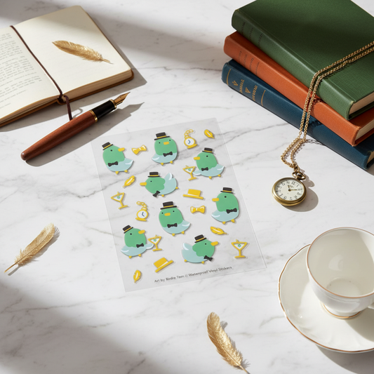 Sticker sheet - Mr. Mallard Duck