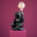 Lampe de Table Singe Abu, Noir, 25,5 x 23,5 x 39,5 cm