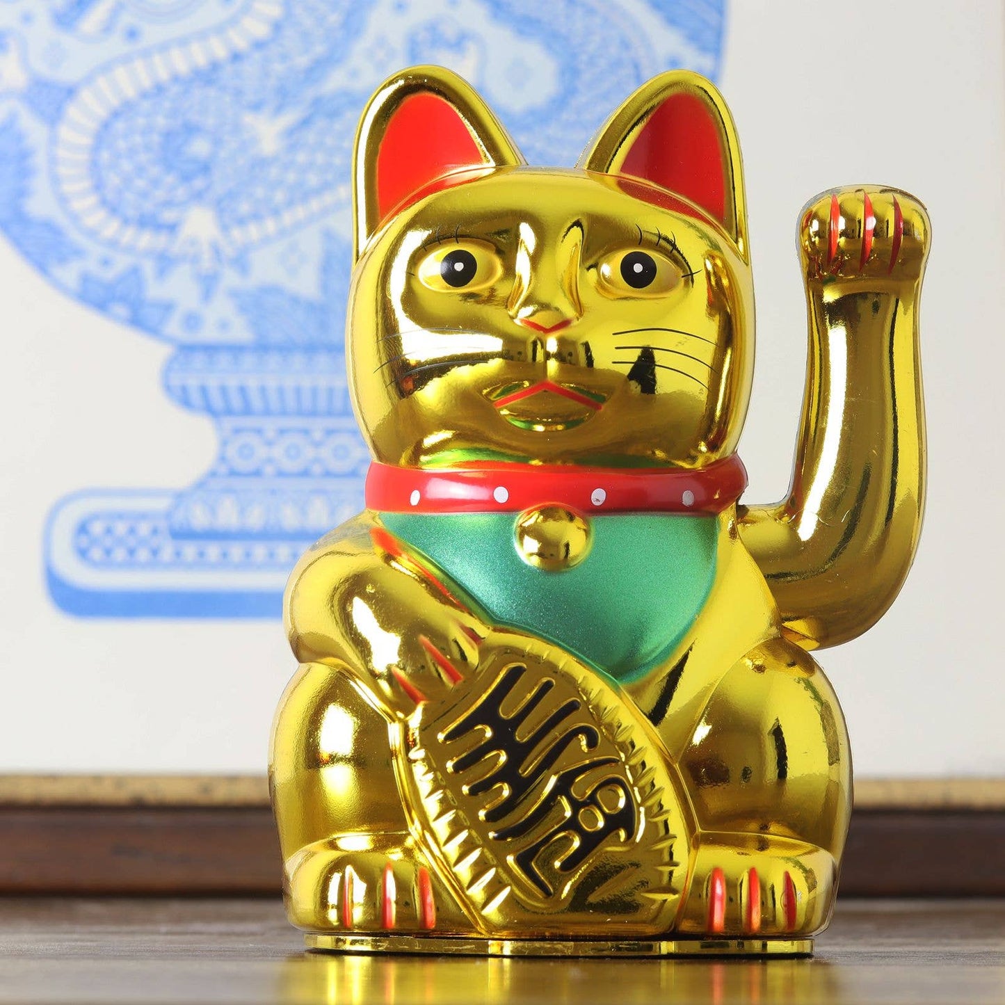 Lucky white cat 13cm