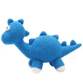 XL gehaakte pluche - blauwe dinosaurus