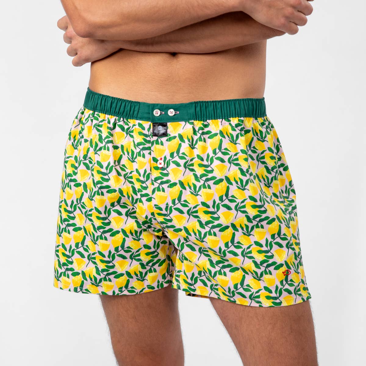 100% Organic Cotton Boxer Shorts - Citrus