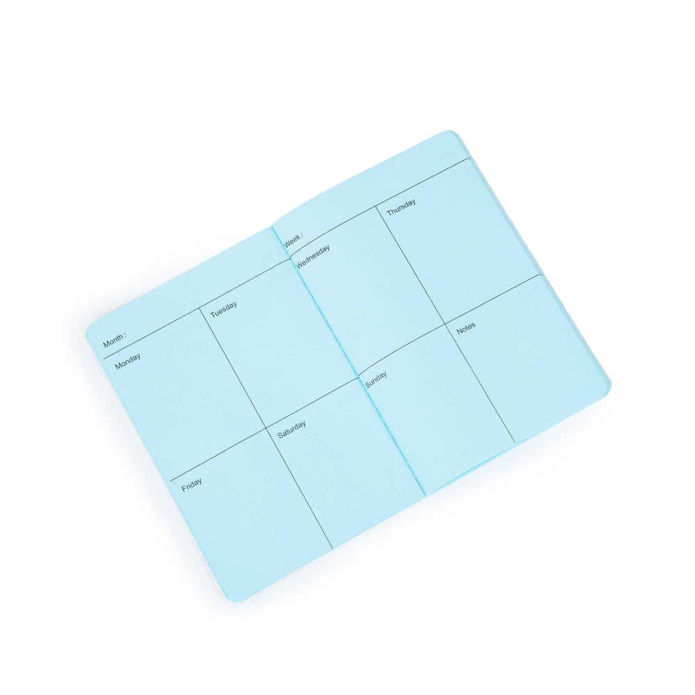 Champignons Bleu Clair A6 Planner