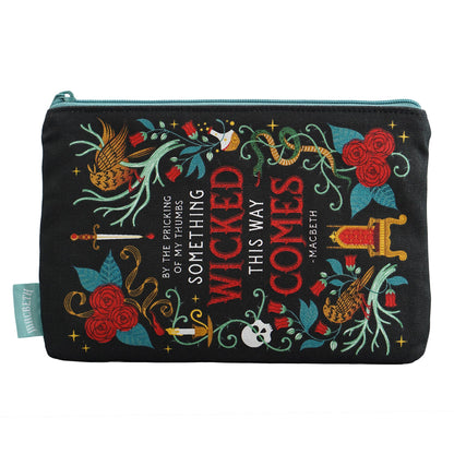 Cotton travel pouch (16 cm x 24 cm) - Macbeth (Shakespeare)