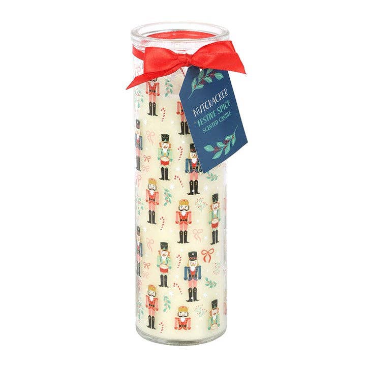 Christmas Spice Scented Candle - Nutcracker Design