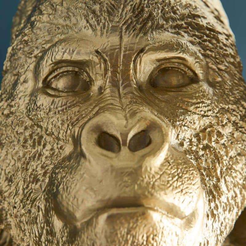 Gorilla Jungle Jack Gold Wall Sconce