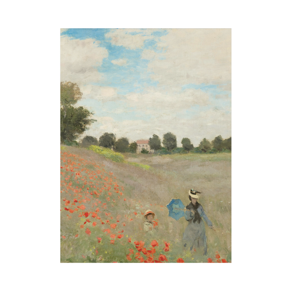 Monet Tea Towel, Poppy Field