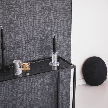 Candlestick - Glass - Rainbow Color - 8x10cm