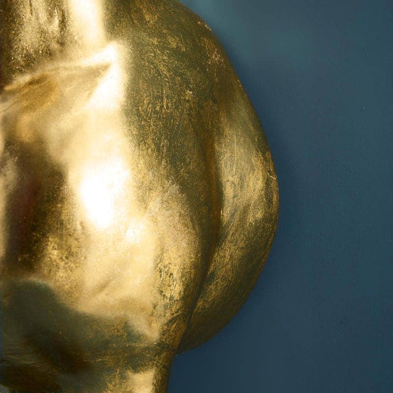 Amadeus paarden vloerlamp, goud