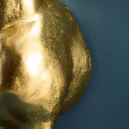 Amadeus paarden vloerlamp, goud